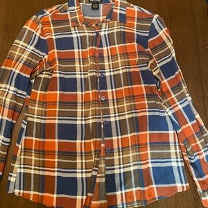Red and blue Flannel shirt